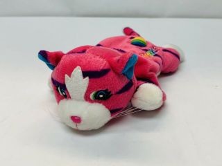 Lisa Frank Vintage Twinkle Star Cat Bean Bag Plush 8 " Pink 1990s Collectible Lf