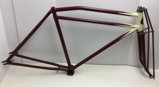 Prewar Bicycle Mead Ranger 28” Motobike Frame & Fork Wooden Wheel Bike