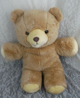 Vintage Gerber Tlc Teddy Bear Tan Brown Beige Korea 21 " Plush Stuffed Animal Toy