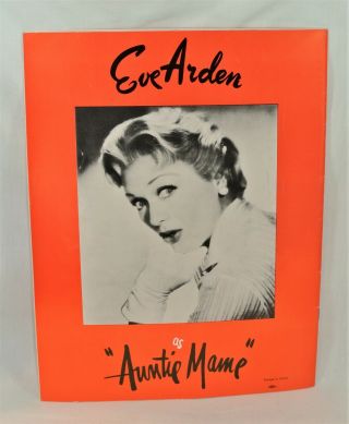 Vintage AUNTIE MAME Starring EVE ARDEN Souvenir Program and Playbil 1958l 3