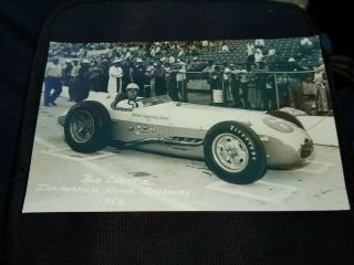 1958 Indianapolis Motor Speedway Postcard Vintage Indy 500 Bob Christie