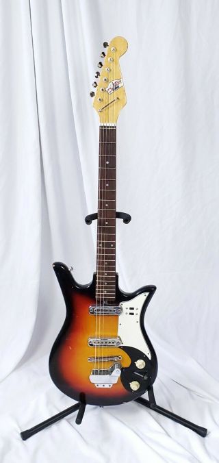 Vintage 1964 Teisco Del Rey Et - 200 Electric Guitar,  Upgraded Tuners