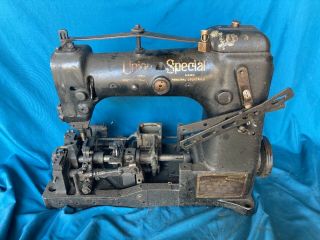 Union Special Antique Rare Industrial Sewing Machine Parts Or Display