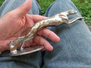 1930 1931 Lincoln Greyhound Antique Automobile Hood Ornament Mascot