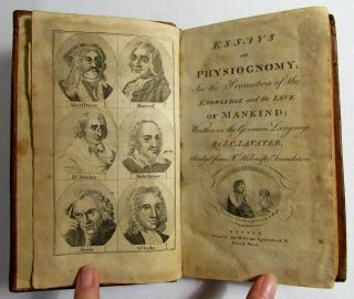 Antique 1794 Essays On Physiognomy Medicine 1st American Ed Phrenology Lavater