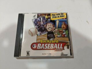 Backyard Baseball 2003 Vintage (windows/mac,  2002) Pc Cd - Rom Video Game Cib