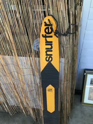 Vintage JEM Snurfer Wooden Snowboard - shape Make offers 2