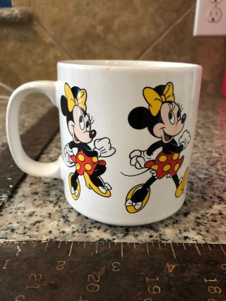 Vintage Mickey Mouse Disney World Disneyland Coffee/tea Mug/cup Made In Korea