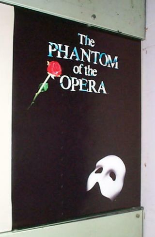Phantom Of The Opera Theater Vintage 1986 Poster In