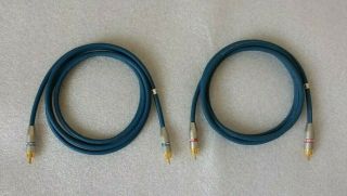 Monster Cable Interlink 300,  2 Rca To 2 Rca Cable 6 Ft.  6 Inches Vintage
