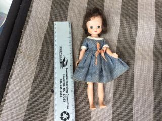 Vintage 1950s American Character 8 " Betsy Mccall Doll In Blue Dress Parts