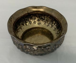 1895 Gorham Sterling Silver Art Nouveau Repousse Fruit Bowl Centerpiece 8” 386 G