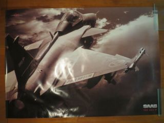 Saab 95 Gripen Poster.  Pn 02 - 19 - 071