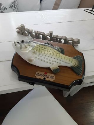 Vtg.  1999 Gemmy Big Mouth Billy Bass Singing Take Me To The River,  Don’t Worry