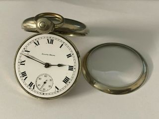 1918 South Bend Grade 315 Mod 2 18s 17j Antique Nickel Case Pocket Watch