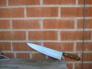 Vintage 10 " Blade Carvel Hall Xl Molybdenum Steel Chef Knife Japan