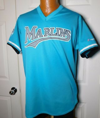 Vintage 1990s Florida Marlins 14 Majestic Mlb Baseball Jersey Men 