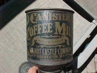 ANTIQUE CIRCA 1891 WILMOT CASTLE CO ROCHESTER NY COFFEE MILL GRINDER 3