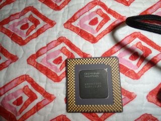 Intel Sl2ry Pentium Mmx 200mhz Vintage Ipp Cpu Processor A80503200 Ceramic/gold