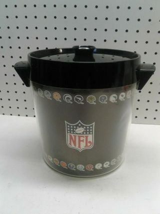 Vintage 70s Thermo Serv Nfl Ice Bucket - Westbend - Made In Usa