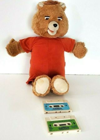 Vintage 1985 Worlds Of Wonder Teddy Ruxpin Talking Bear Only