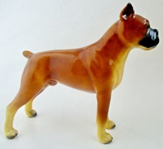 Vtg 1930s To 1950s Mortons Studio Standing Male Boxer Dog Canine Figurine