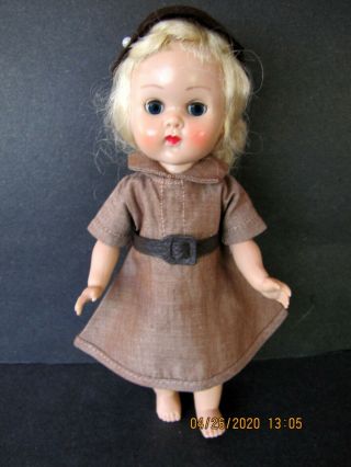 Vintage Brownie Girl Scout Outfit For Ginny & Other 8 " Dolls - Very Good.  No Doll