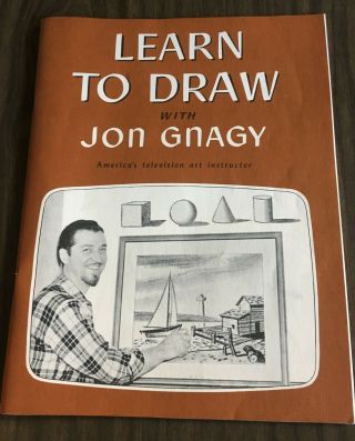 Vintage Learn To Draw With Jon Gnagy,  1950 