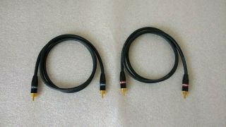 Monster Cable Interlink Cd,  2 Rca To 2 Rca Cable 3 Ft.  4 Inches Vintage