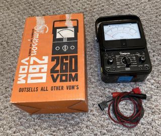 Simpson 260 - 6 Multimeter With Inserts/box