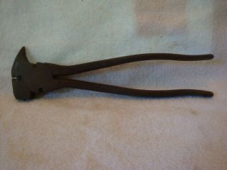 Vintage Diamalloy R510 - 10 - 1/4  Long Fence Pliers - Made In Usa