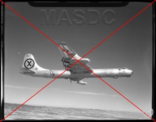 214 - B&w 4x5 Aircraft Negative - Rb - 36e Peacemaker 44 - 92020 In 1950s