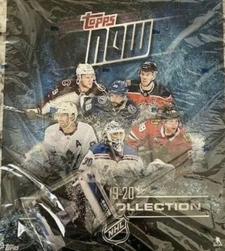2019 - 20 Topps Now Nhl Stickers Complete Set With Album