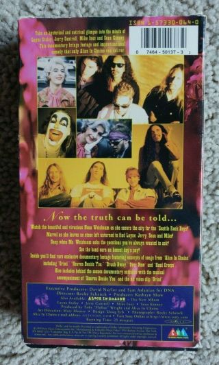 VINTAGE ALICE IN CHAINS THE NONA TAPES VHS TAPE 2