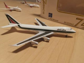 Aeroclassics 1:400/euroclassics 1:400 Alitalia 747 - 200 I - Demb