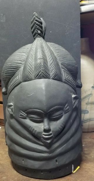 Mende Helmet Mask Sowei Soerra Leone Or Liberia African Art