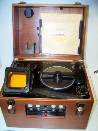 Antique Cambridge Audio Visual Heart Sound Recorder Ekg Machine - Model 21402