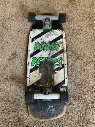Vintage Santa Cruz Duane Peters Skateboard Deck