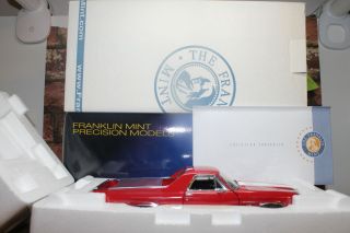 Franklin 1/24 Scale 1970 Red Chevrolet El Camino With