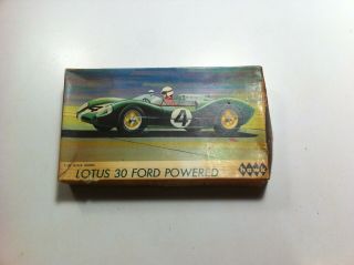 Ht Hawk Plastic Model Kit Lotus 30,  Can Be Slot Car Body,  1965 1/32nd Scale