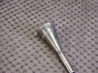 Vintage Vincent Bach Corp.  7 French Horn Mouthpiece Silver Plated