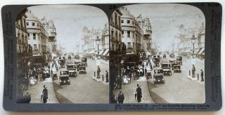 Londres London Regent Street Uk Photo Stereo Stereoview N°l9 Vintage