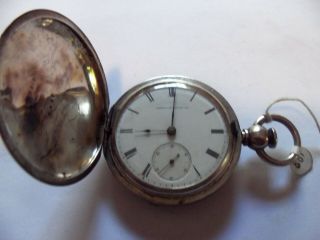 Antique Waltham 18 Size Hunter Case Key - Wind Key - Set Pocket Watch
