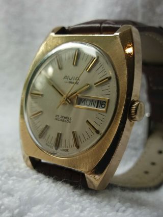vintage Avia - matic 25 jewel watch 3