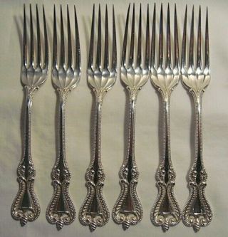 6 Towle Old Colonial Sterling Dinner Forks