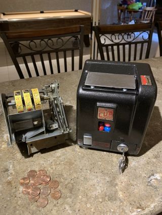 Antique Daval Cub Trade Stimulator Slot Machine