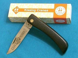 Nm Vintage Klaas Kissing Crane Germany Kc43 Coal Miner Sod Buster Knife Knives