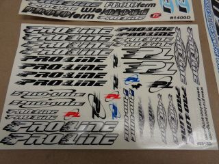 VINTAGE PRO - LINE RACING DECAL STICKER SHEET PROTO FORM RC10 CE RC10T2 RC10GT 2