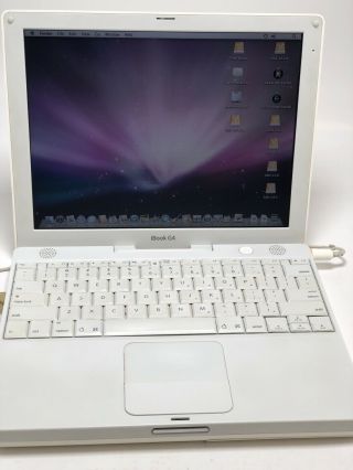 Vintage Apple Ibook G4 (2004) M9426ll/a - 1.  07ghz 256mb 30gb As - Is Mv1857