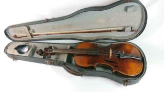 Antique 19th Century Quality 4/4 Violin Stamped 